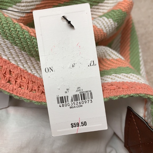 Crown & Ivy Striped Tote with Tassels - Picture 8 of 12